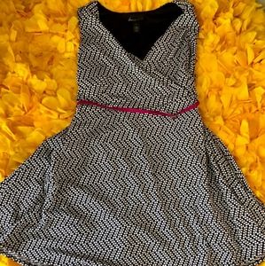 Lane Bryan Black and White Dress